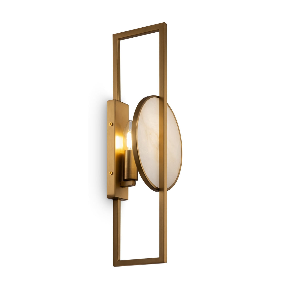 Contemporary Gold Elegance Wall Sconce