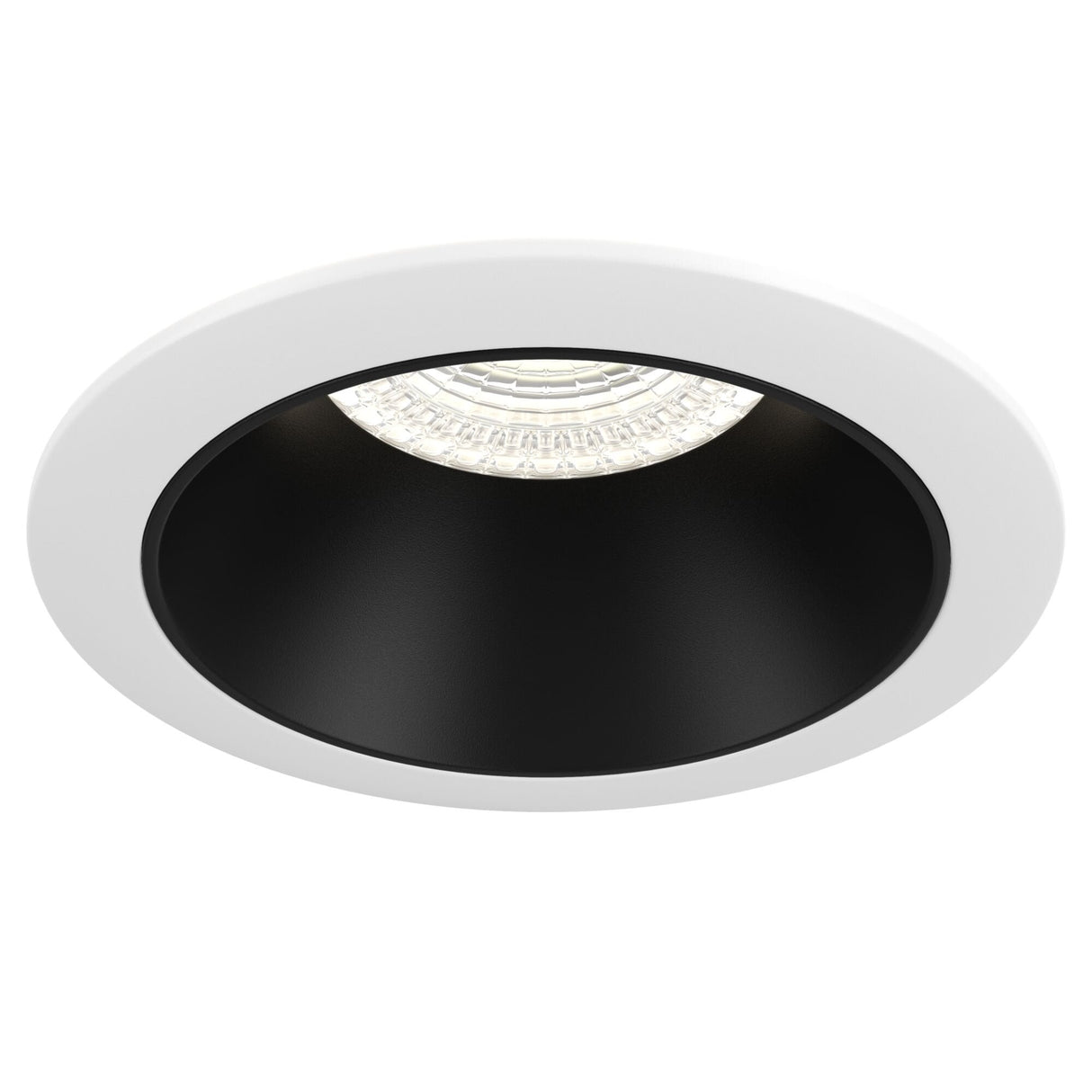 Monochrome Elegance: Black and White Recessed Downlight