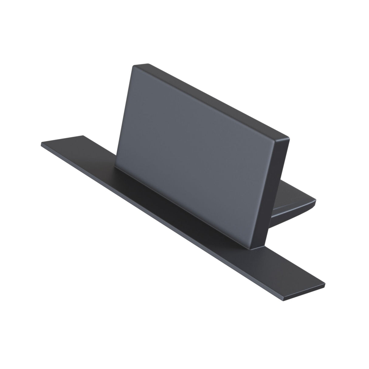 Sleek Black Single Phase Track System Connector