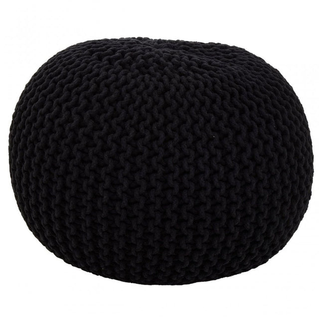Kids Black Pouffe