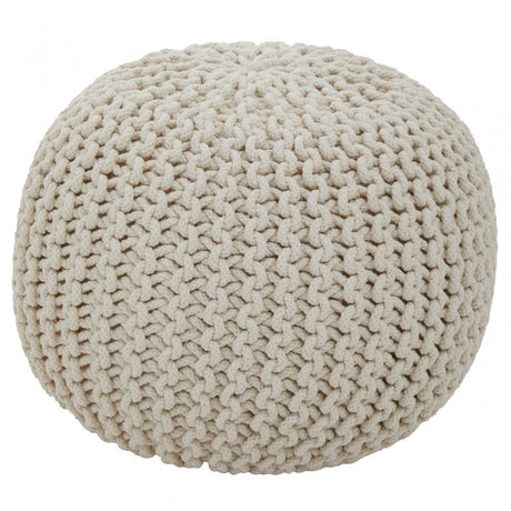Kids Cream Pouffe