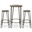 District 3Pc Bar Table And Stool Set