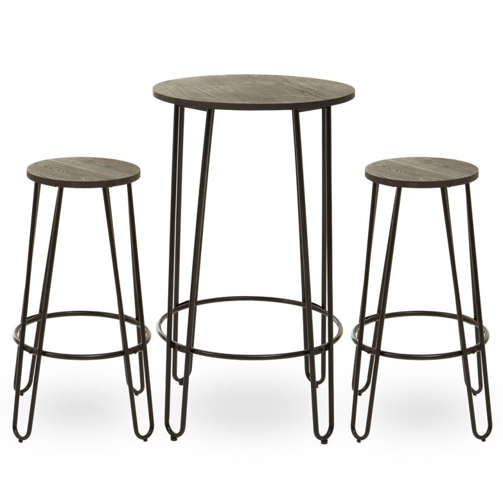 District 3Pc Bar Table And Stool Set