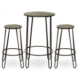 District 3Pc Bar Table And Stool Set
