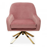 Avery Pink Velvet Chair
