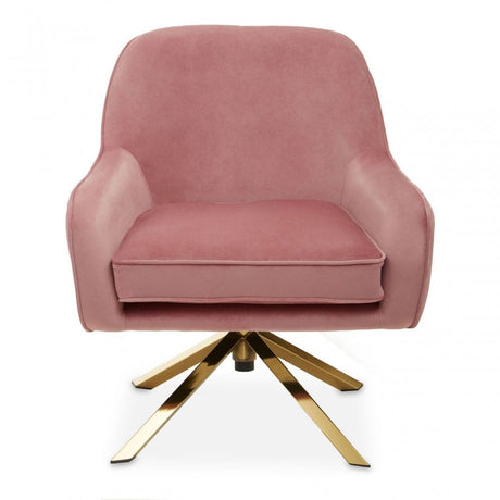 Avery Pink Velvet Chair