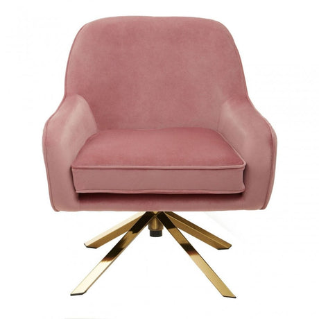 Avery Pink Velvet Chair