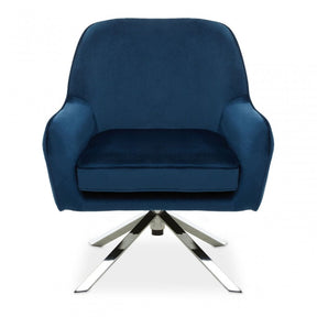 Avery Midnight Velvet Chair