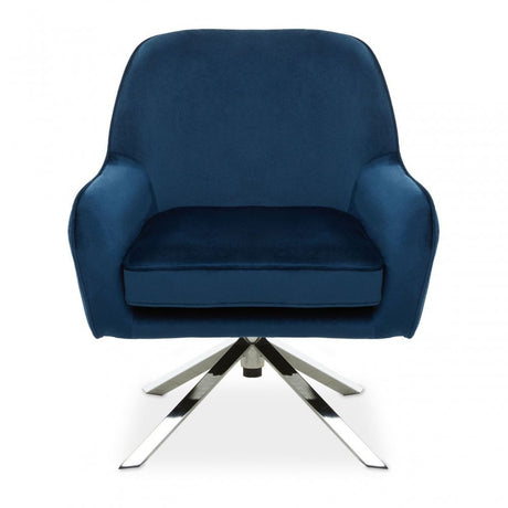 Avery Midnight Velvet Chair