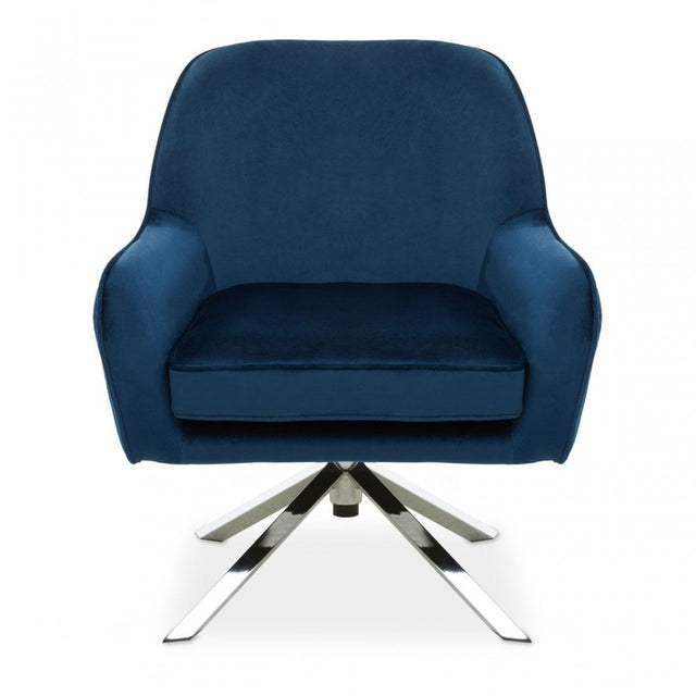 Avery Midnight Velvet Chair