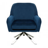 Avery Midnight Velvet Chair