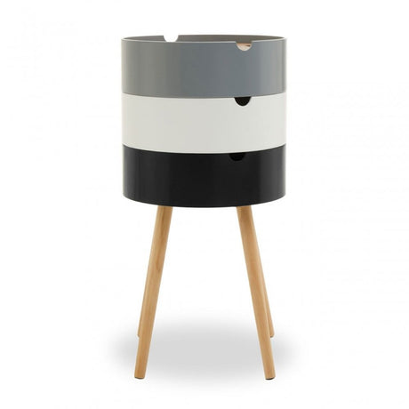 Viborg Three Tier Storage Side Table