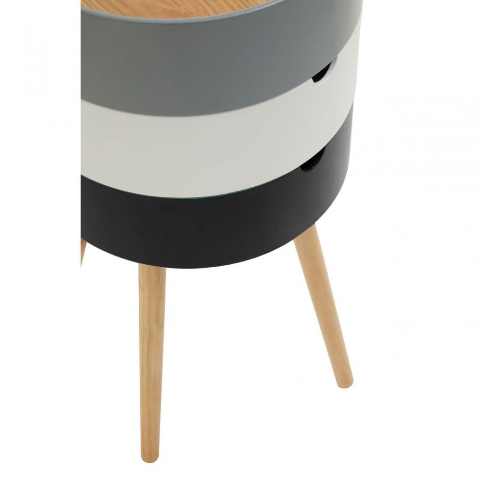 Viborg Three Tier Storage Side Table