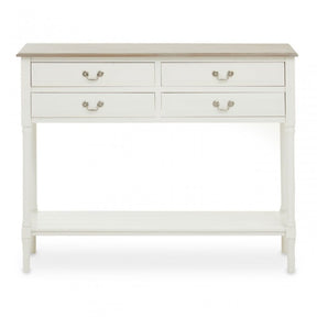 Heritage 4 Drawer Console Table