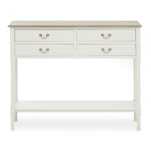 Heritage 4 Drawer Console Table
