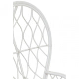 Java White Rattan Curved Chair