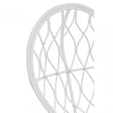 Java White Rattan Curved Chair