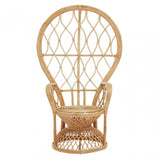 Java Natural Rattan Curved Chair