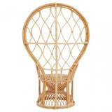 Java Natural Rattan Curved Chair