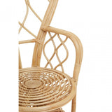 Java Natural Rattan Curved Chair