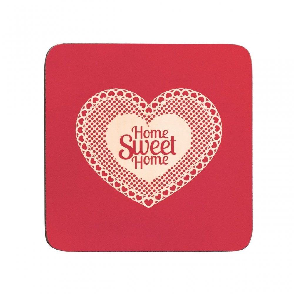 Home Sweet Home Coasters Cork - Set Of 4