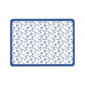 Blue Rose Placemats - Set Of 4