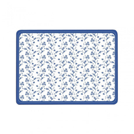 Blue Rose Placemats - Set Of 4