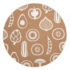 Besa Cork Round Placemats - Set Of 4