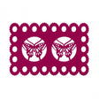Hot Pink Butterfly Design Placemats