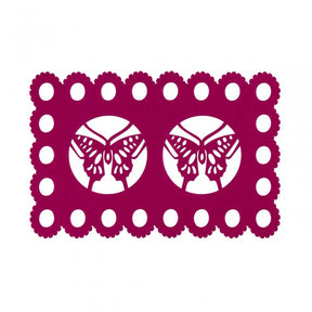 Hot Pink Butterfly Design Placemats