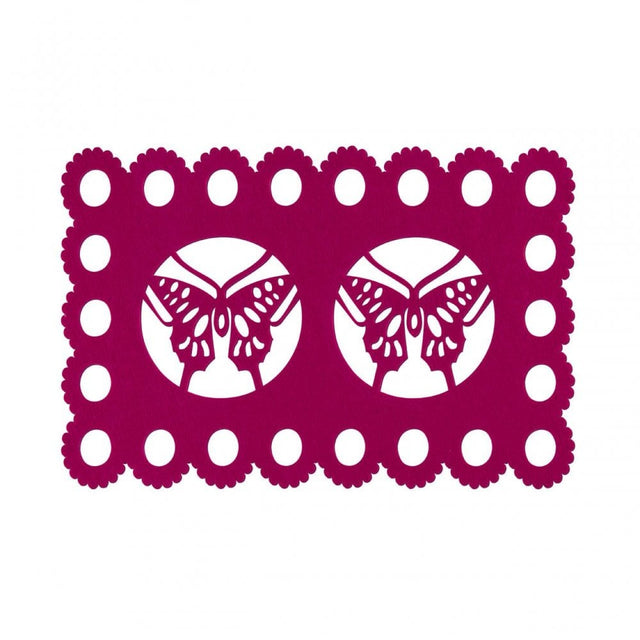 Hot Pink Butterfly Design Placemats