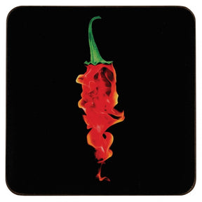 Flaming Chill Coasters - Set Of 4