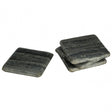 Grey Marble Square Coasters - Set Of 4