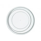 Clear Plastic Small Summer Plate