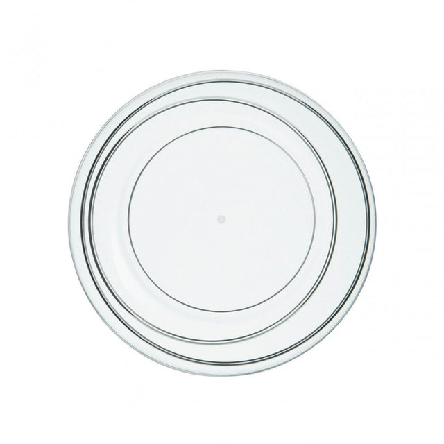 Clear Plastic Small Summer Plate