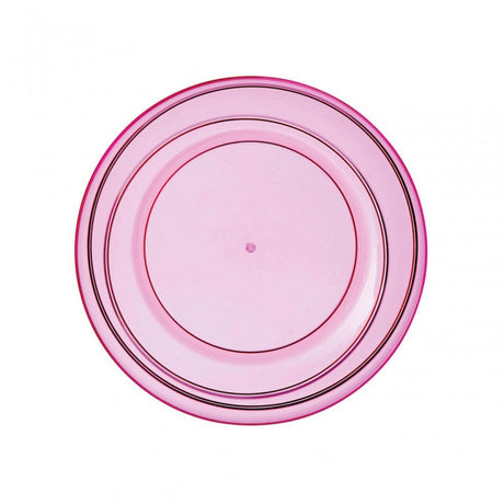Pink Plastic Small Summer Plate