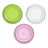 Green Plastic Small Summer Plate