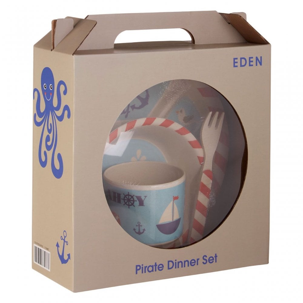 Eden 5Pc Kids Pirate Dinner Set