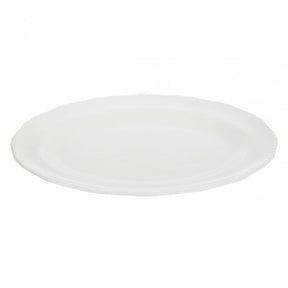 Embossed White Platter