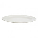 Embossed White Platter