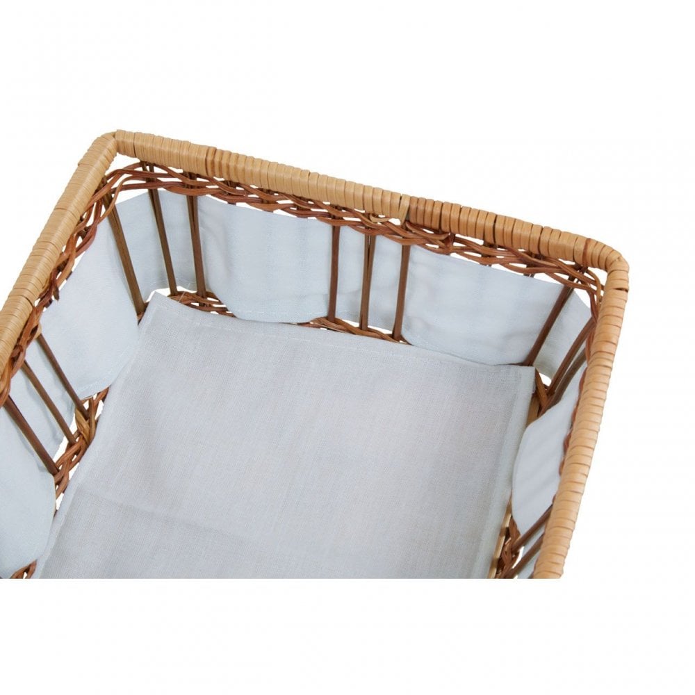 Natural Fern With Lining Baskets - Set Of 2