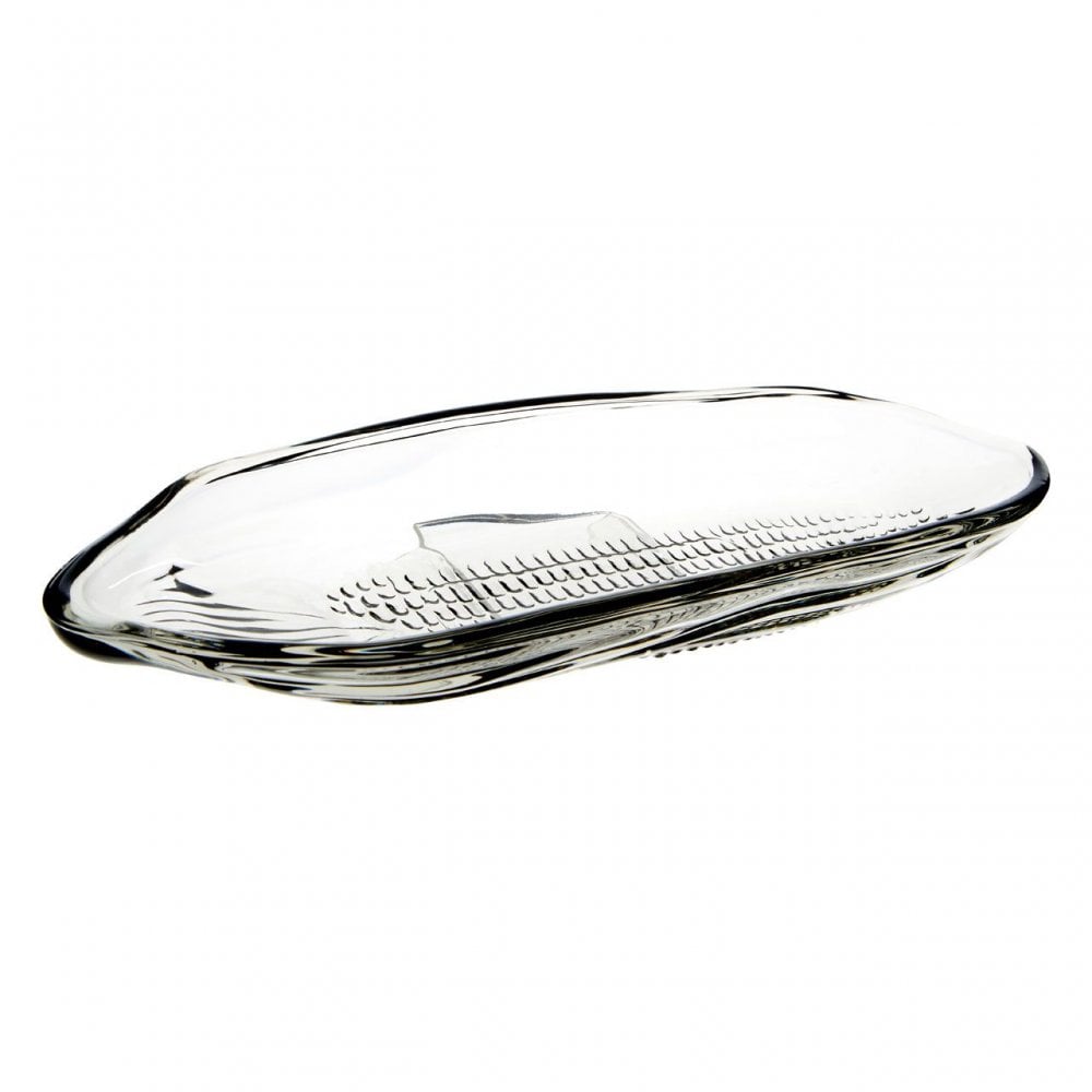 Corn On The Cob Grey Glass Dishes - Set Of 2