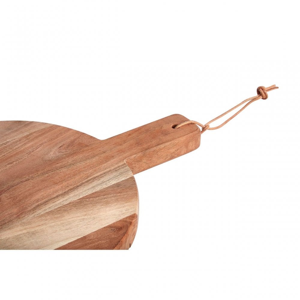 Socorro Extra Small Round Acacia Wood Board