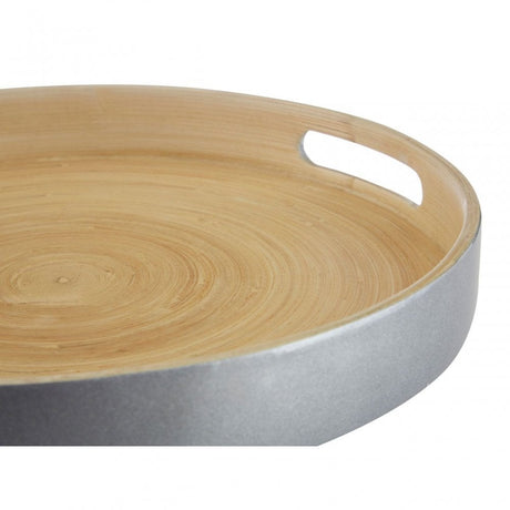 Kyoto Small Silver Tray With Side Handles