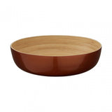 Kyoto Rose Gold Salad Bowl With Raised Edges
