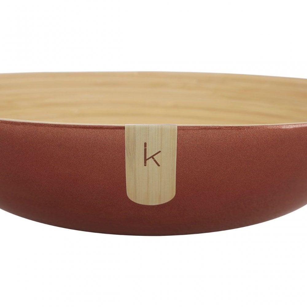 Kyoto Round Rose Gold Salad Bowl