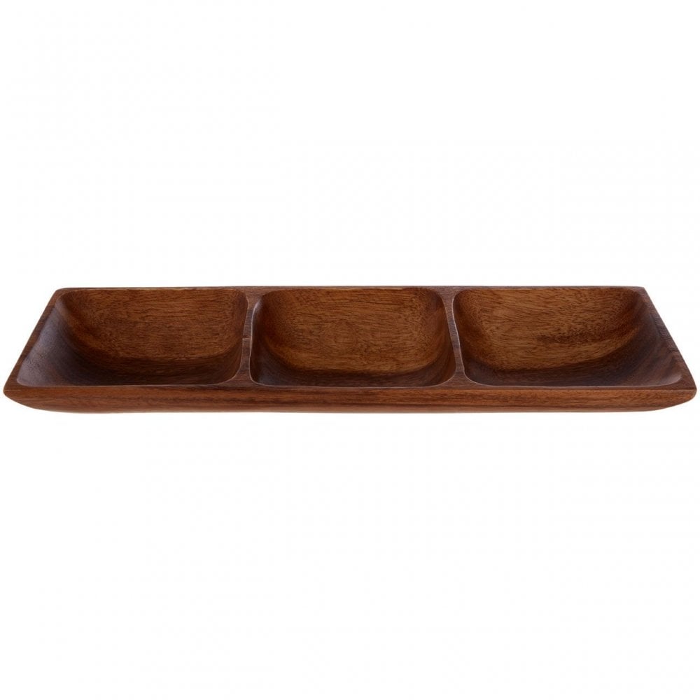 Kora 3 Section Rectangular Serving Dish