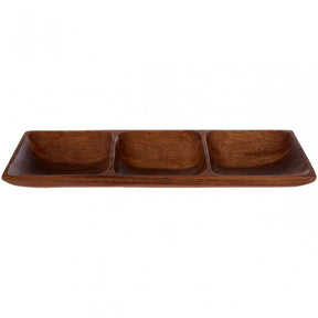 Kora 3 Section Rectangular Serving Dish