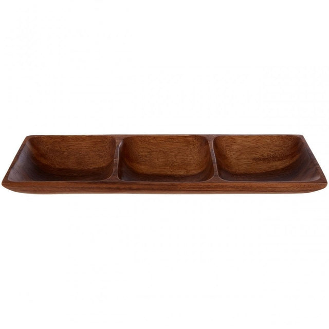 Kora 3 Section Rectangular Serving Dish
