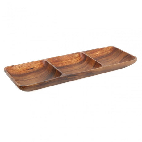 Kora 3 Section Rectangular Serving Dish